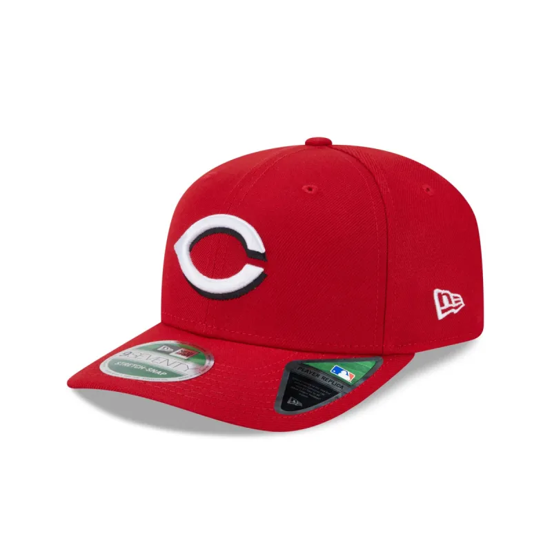 Cincinnati Reds Home Authentic Collection 9SEVENTY Stretch-Snap Hat sold by New Era