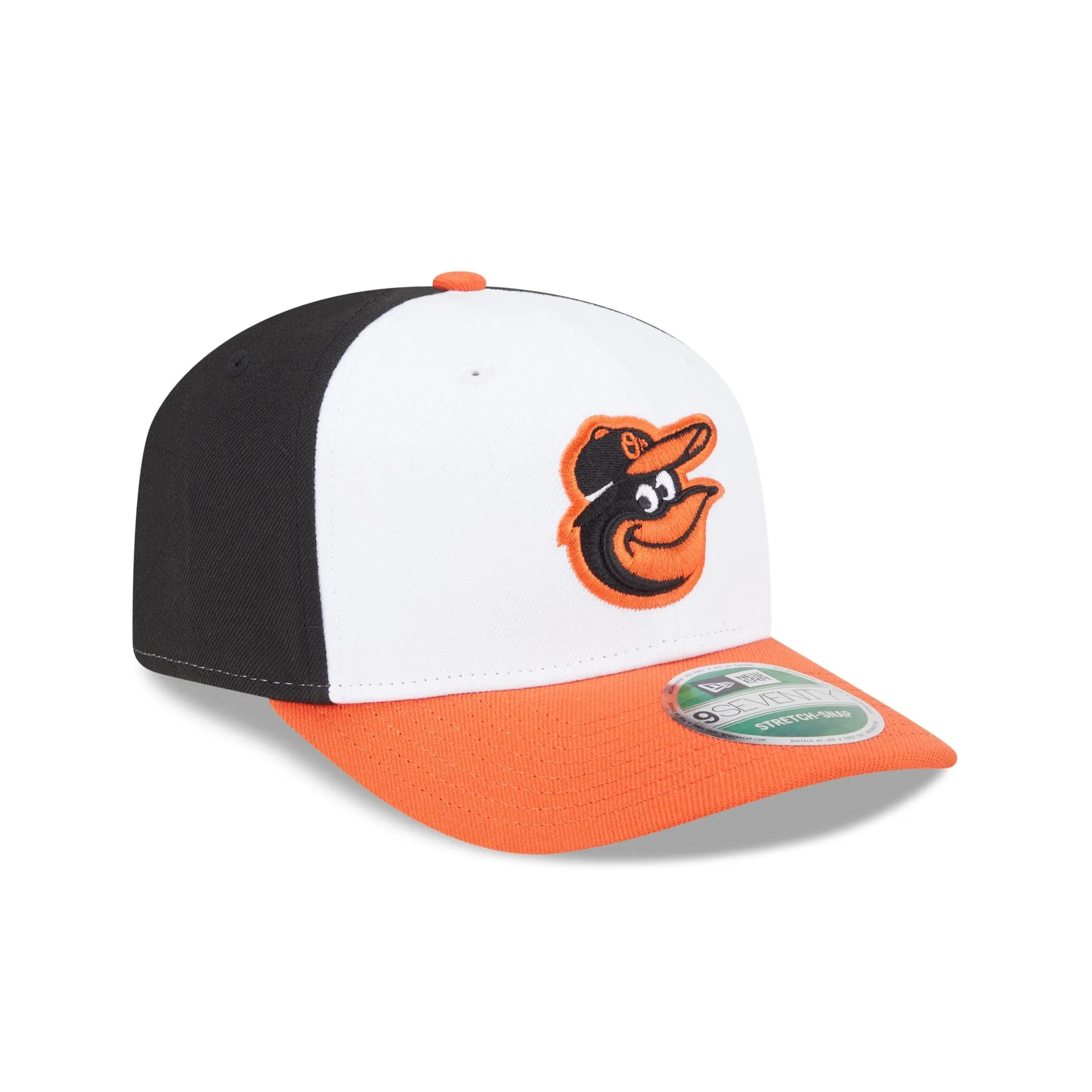 Baltimore Orioles Home Authentic Collection 9SEVENTY Stretch-Snap Hat sold by New Era product image thumbnail 3