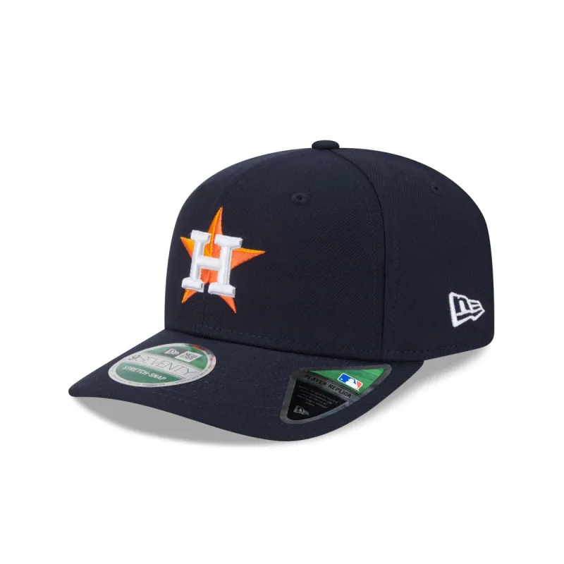 Houston Astros Home Authentic Collection 9SEVENTY Stretch-Snap Hat sold by New Era