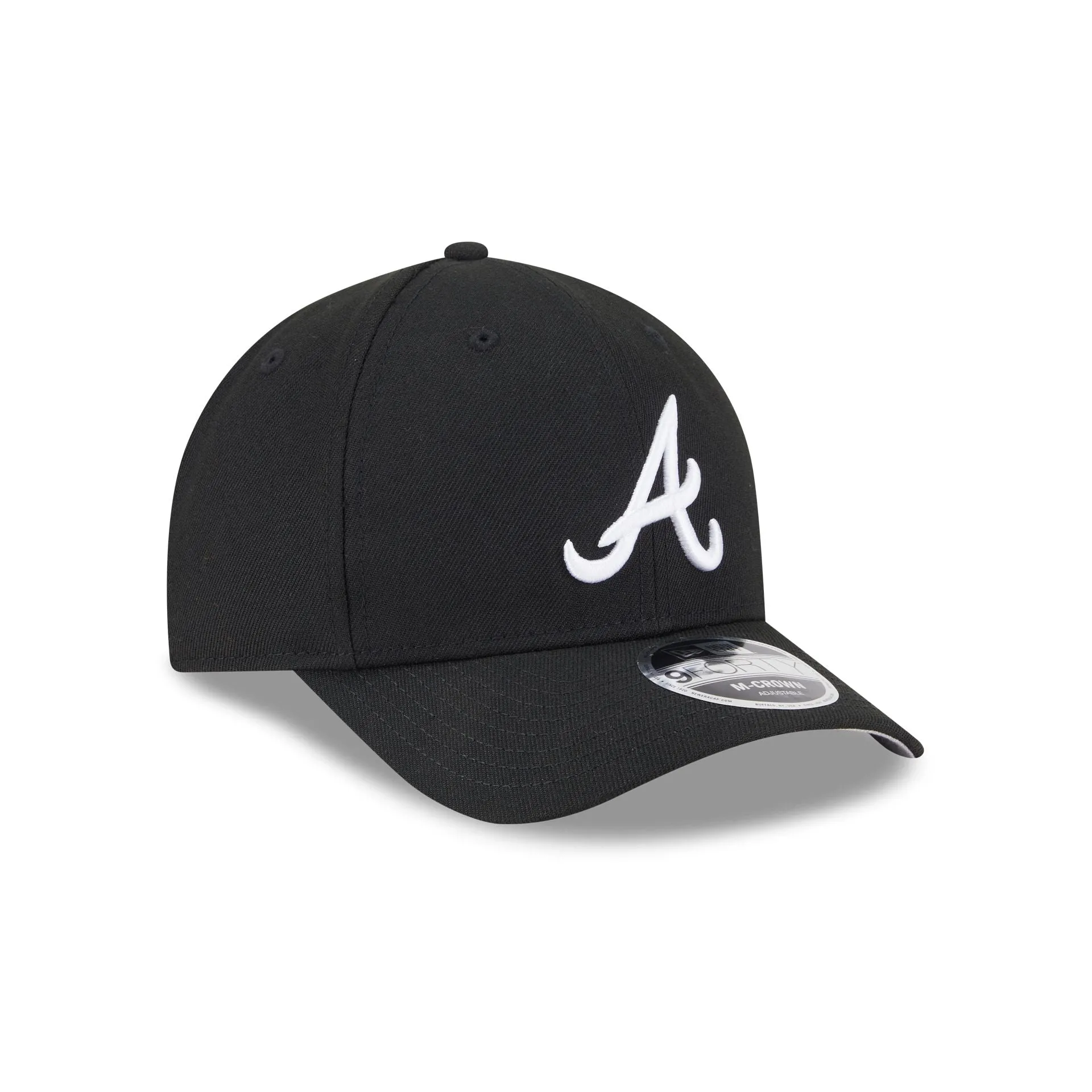 Atlanta Braves Black Authentic Collection 9FORTY M-Crown Snapback Hat sold by New Era product image thumbnail 3