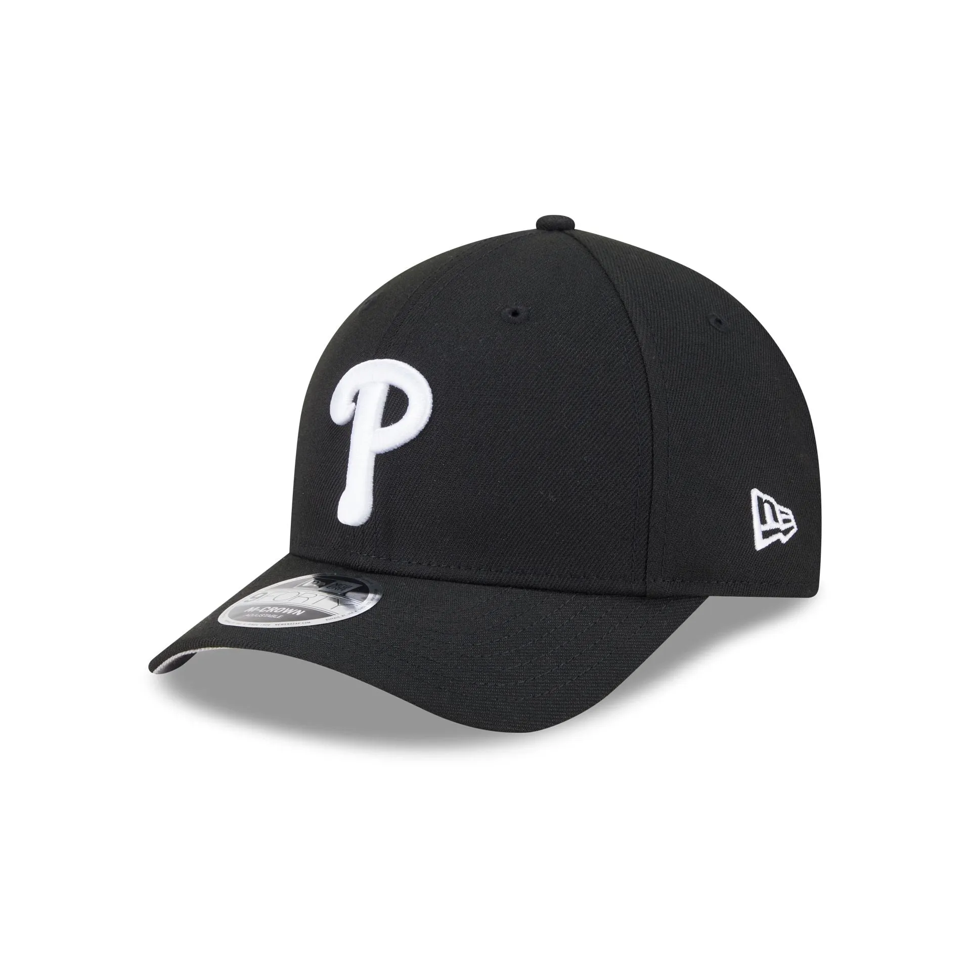 Philadelphia Phillies Black Authentic Collection 9FORTY M-Crown Snapback Hat sold by New Era