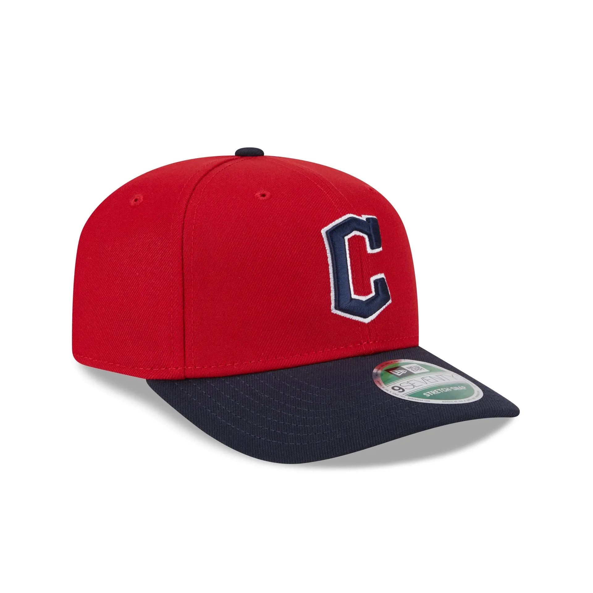Cleveland Guardians Home Authentic Collection 9SEVENTY Stretch-Snap Hat sold by New Era product image thumbnail 3