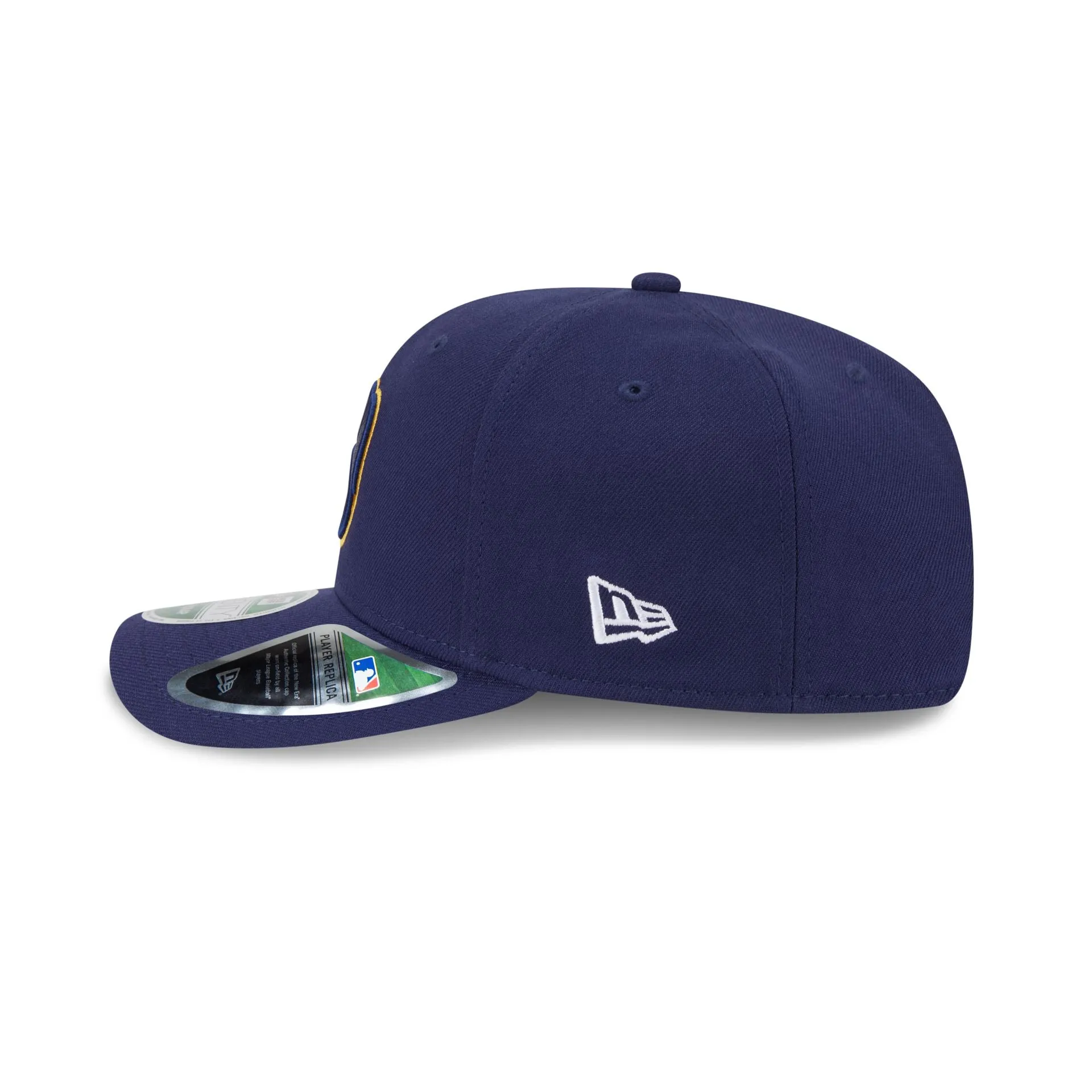 Milwaukee Brewers Home Authentic Collection 9SEVENTY Stretch-Snap Hat sold by New Era product image thumbnail 4
