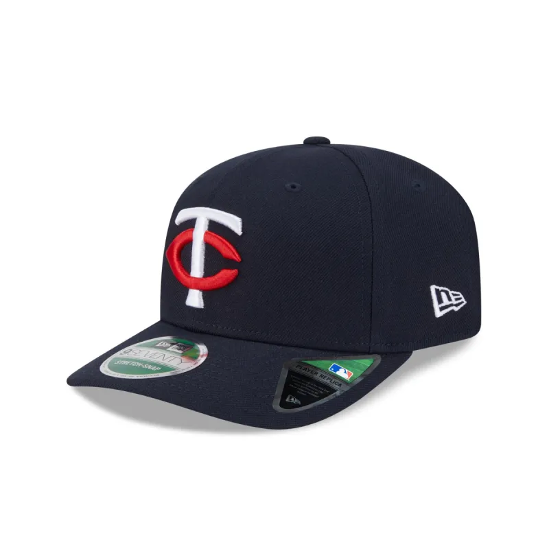 Minnesota Twins Home Authentic Collection 9SEVENTY Stretch-Snap Hat sold by New Era