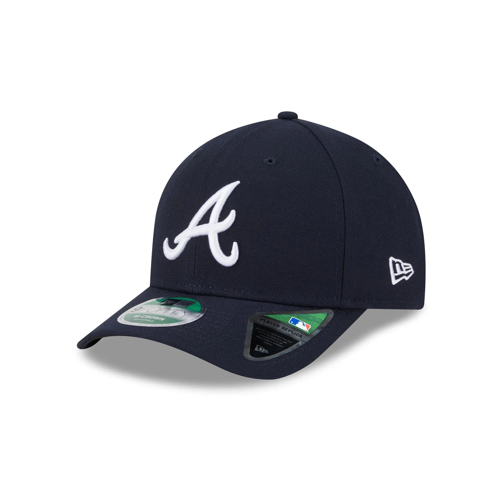 Atlanta Braves Road Authentic Collection 9FORTY M-Crown Snapback Hat sold by New Era