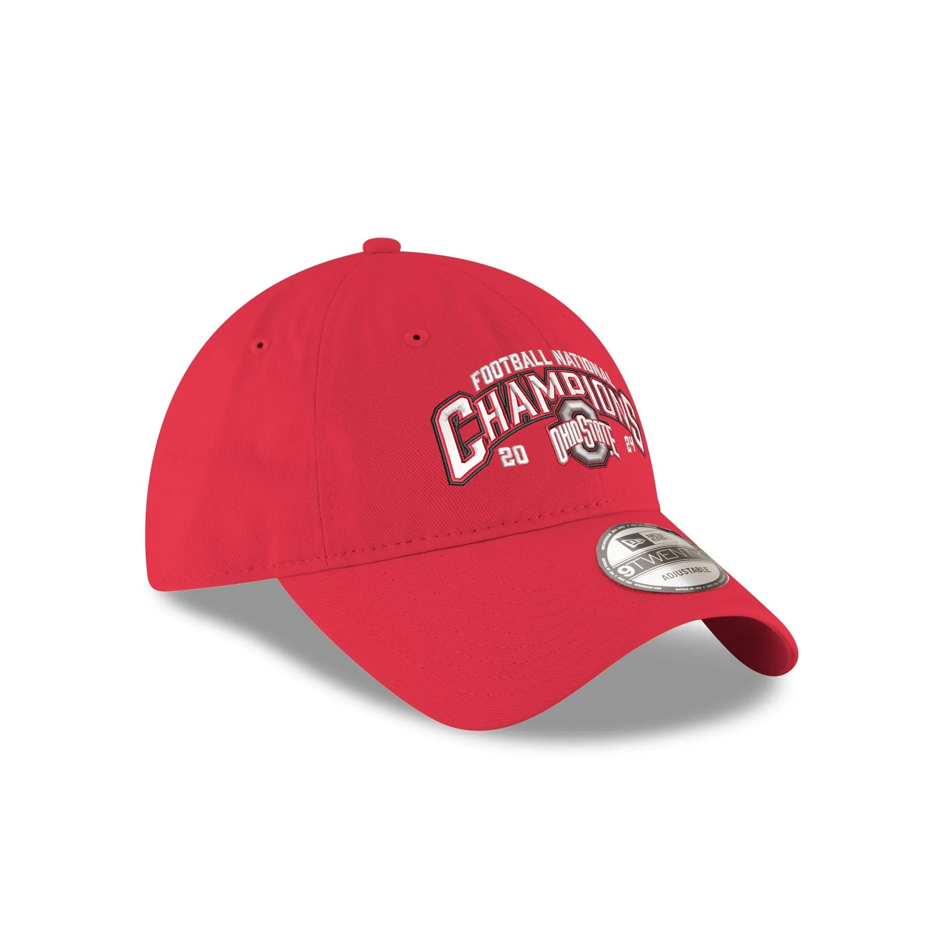 Ohio State Buckeyes 2024 Football National Champion Wordmark 9TWENTY Adjustable Hat sold by New Era product image thumbnail 3