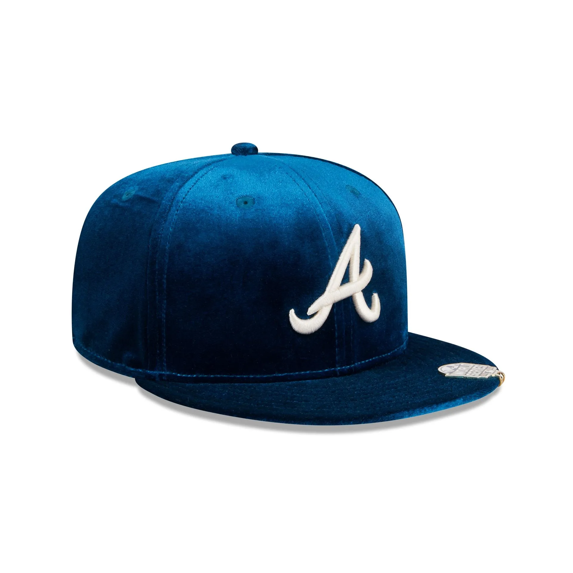 Atlanta Braves Velvet Visor Clip 59FIFTY Fitted Hat sold by New Era product image thumbnail 3