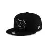 North Carolina Tar Heels Black & White 9FIFTY Snapback Hat sold by New Era
