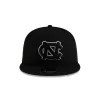 North Carolina Tar Heels Black & White 9FIFTY Snapback Hat sold by New Era