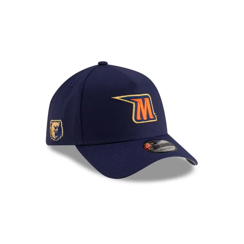 Morgan State Bears Light Navy 9FORTY A-Frame Snapback Hat made by New Era