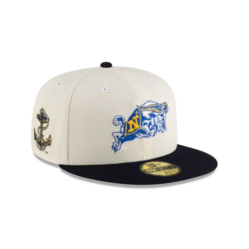 Navy Midshipmen Chrome Midnight 59FIFTY Fitted sold by New Era