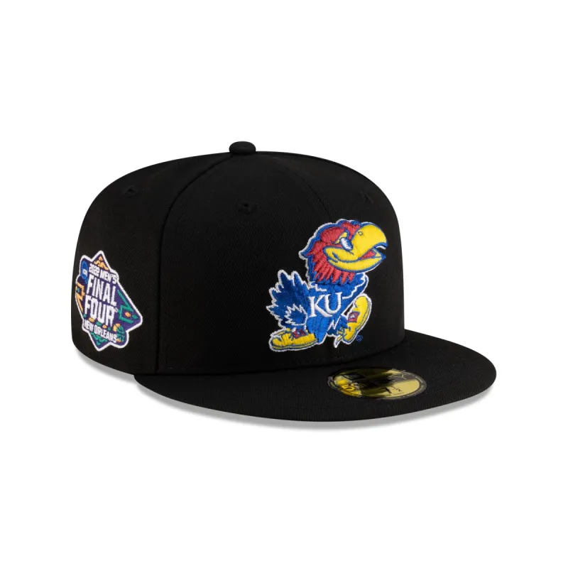 Kansas Jayhawks College Vault Black 59FIFTY Fitted sold by New Era