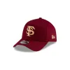 Florida State Seminoles Cardinal Red 9FORTY A-Frame Snapback Hat sold by New Era