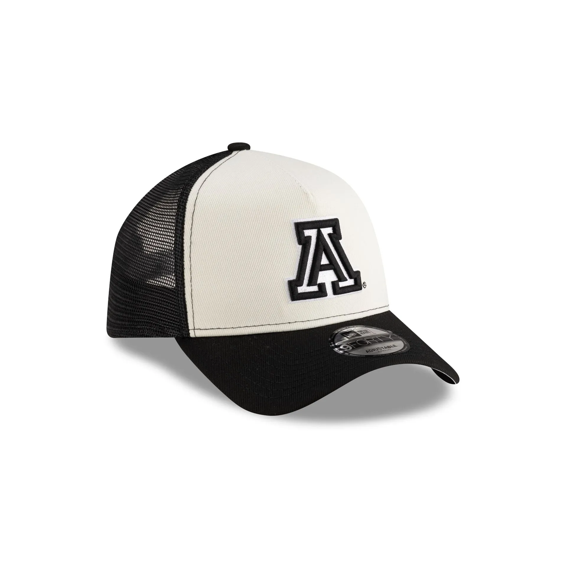 Arizona Wildcats Chrome Black 9FORTY A-Frame Trucker sold by New Era