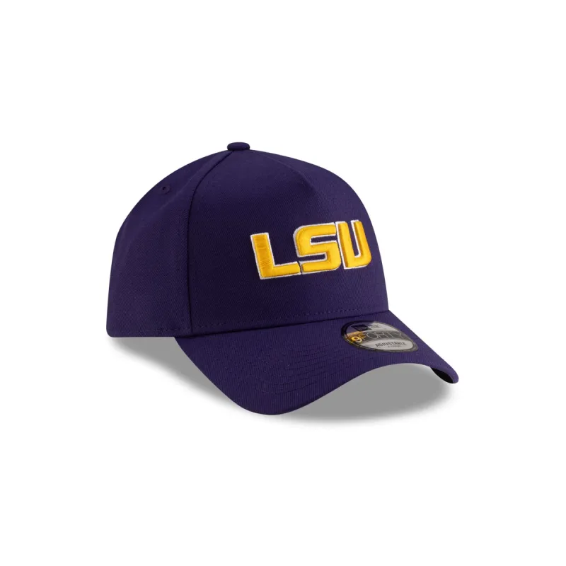 LSU Tigers Purple 9FORTY A-Frame Snapback Hat sold by New Era