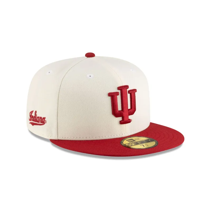 Indiana Hoosiers Chrome Pinot 59FIFTY Fitted sold by New Era