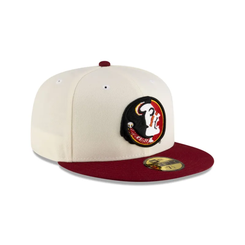 Florida State Seminoles College Vault Chrome Cardinal 59FIFTY Fitted sold by New Era