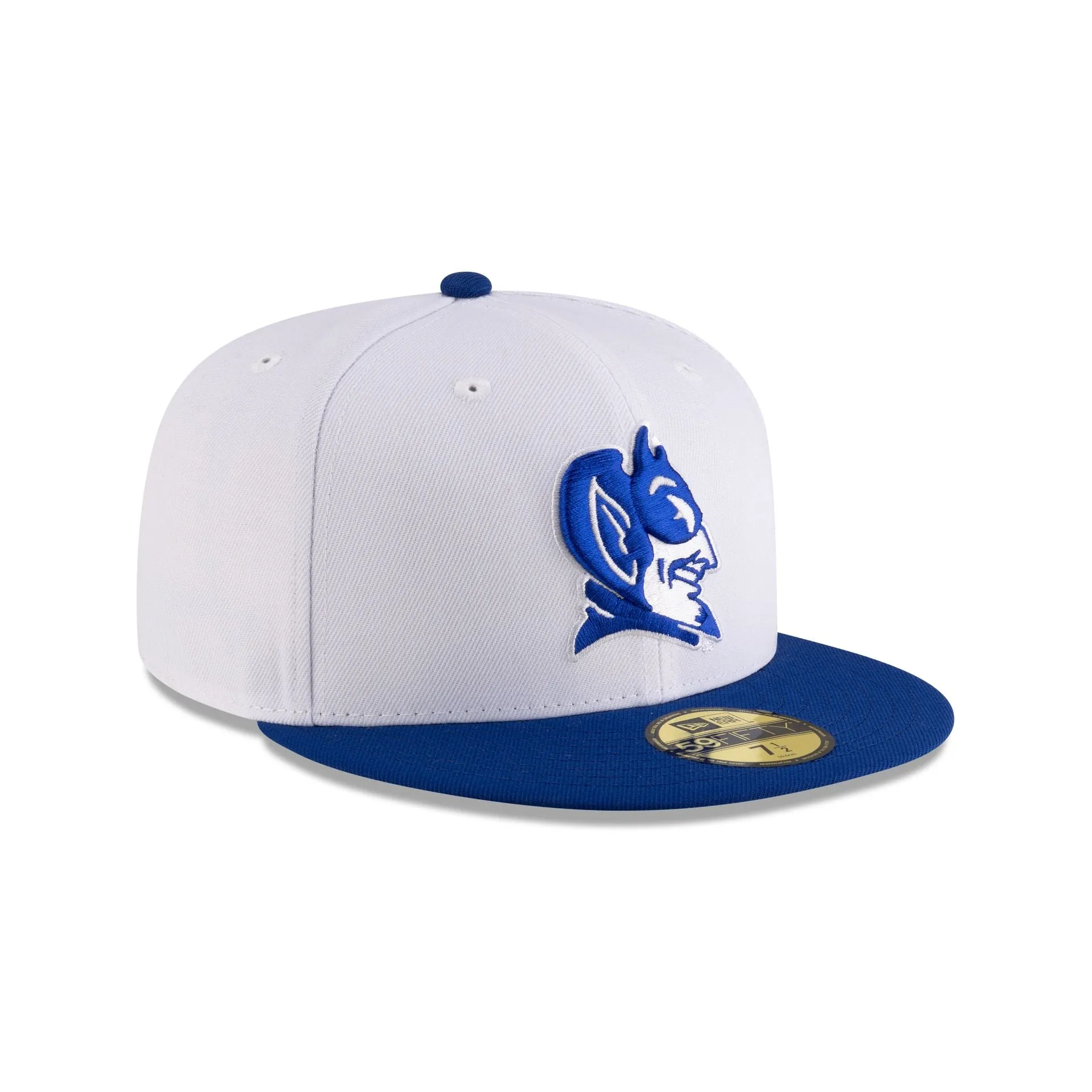 Duke Blue Devils White Royal 59FIFTY Fitted sold by New Era