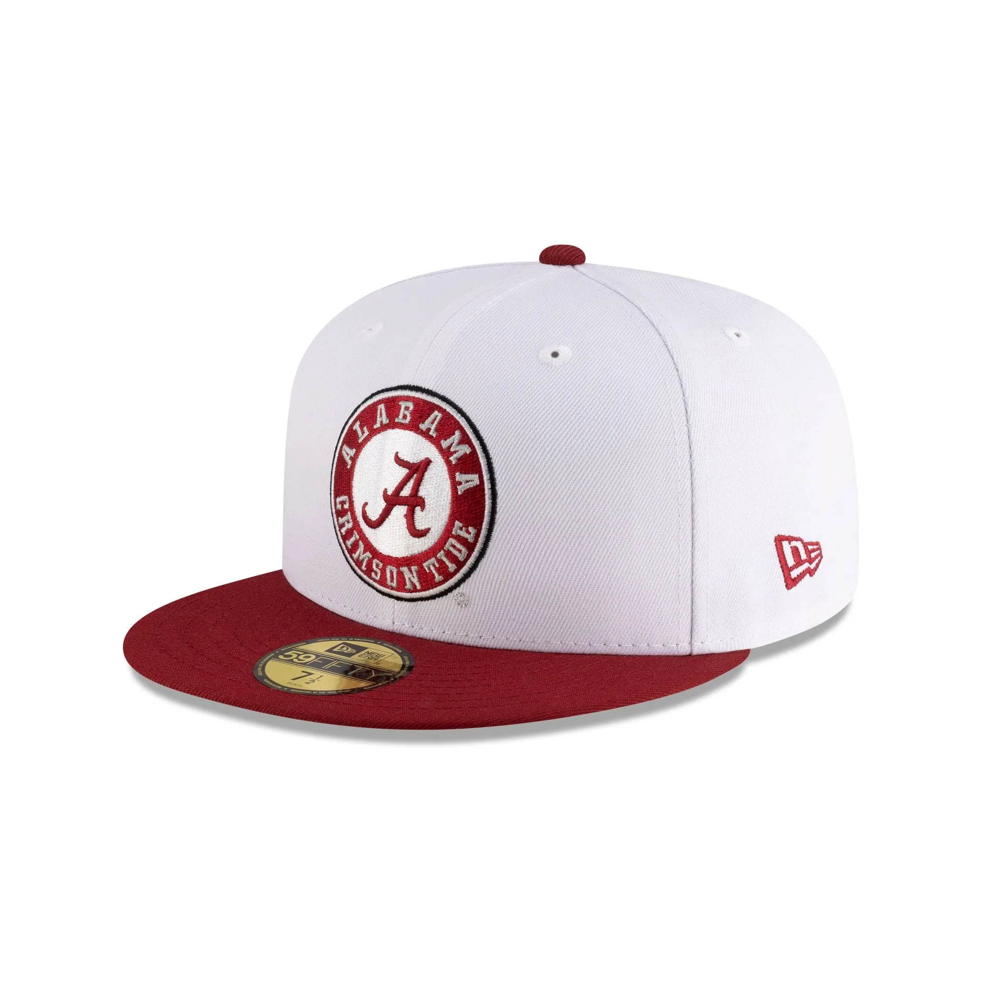 Alabama Crimson Tide White 59FIFTY Fitted sold by New Era product image thumbnail 3