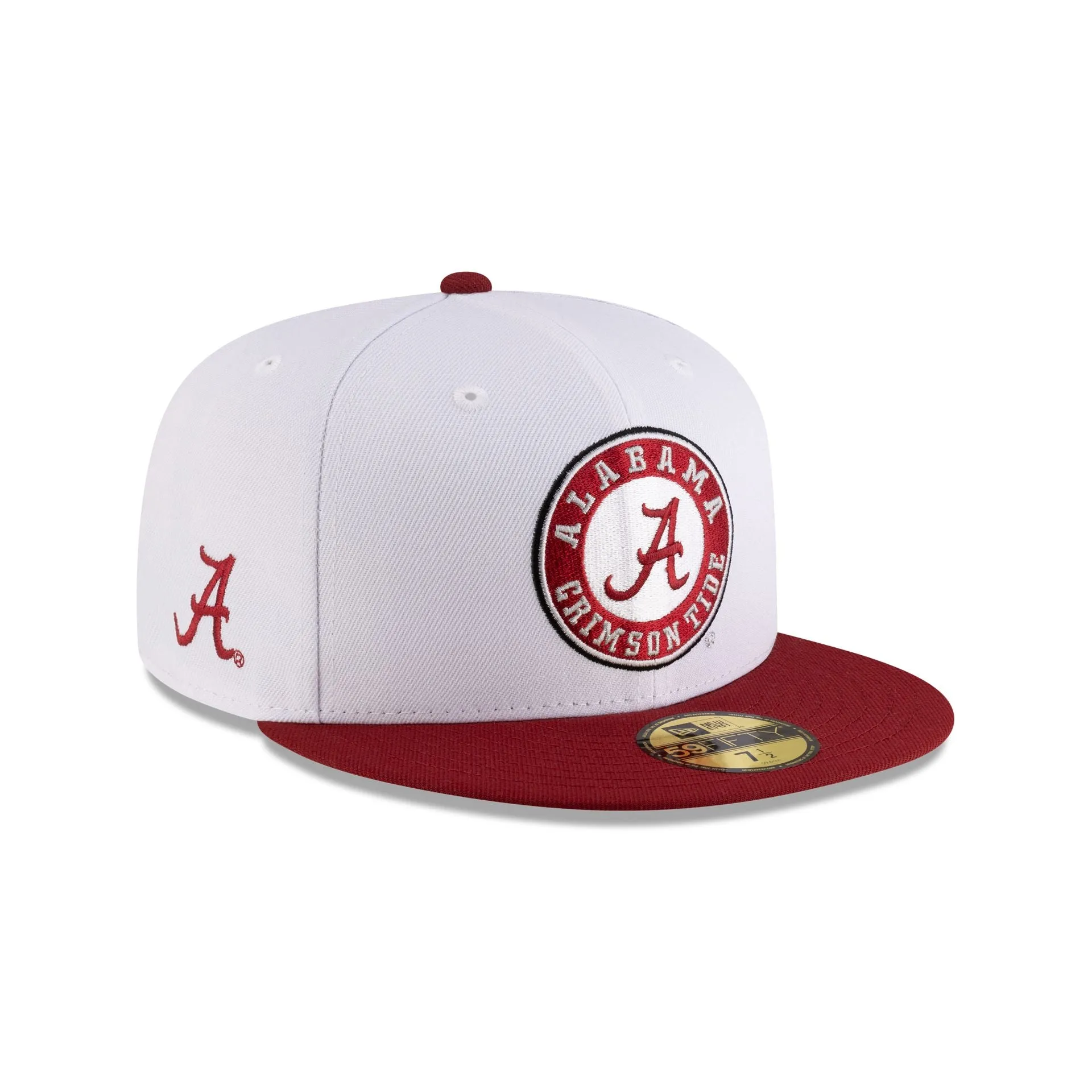 Alabama Crimson Tide White 59FIFTY Fitted sold by New Era