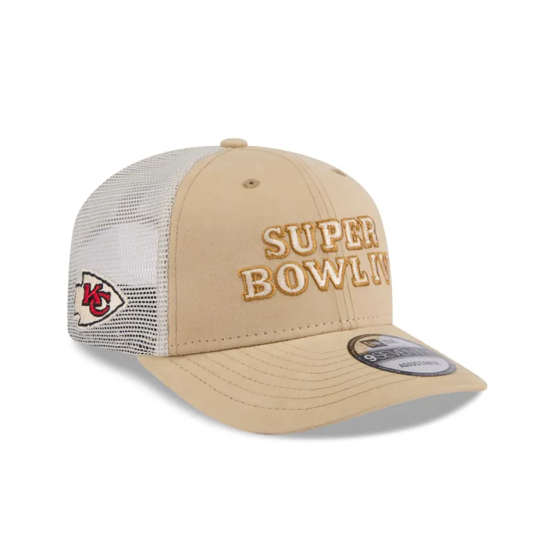Kansas City Chiefs Khaki Champions 9SEVENTY Stretch-Snap Hat sold by New Era