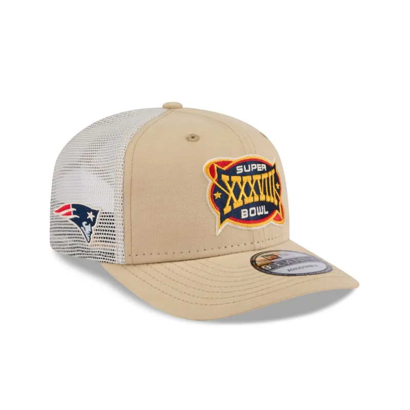 New England Patriots Khaki Champions 9SEVENTY Stretch-Snap Hat sold by New Era