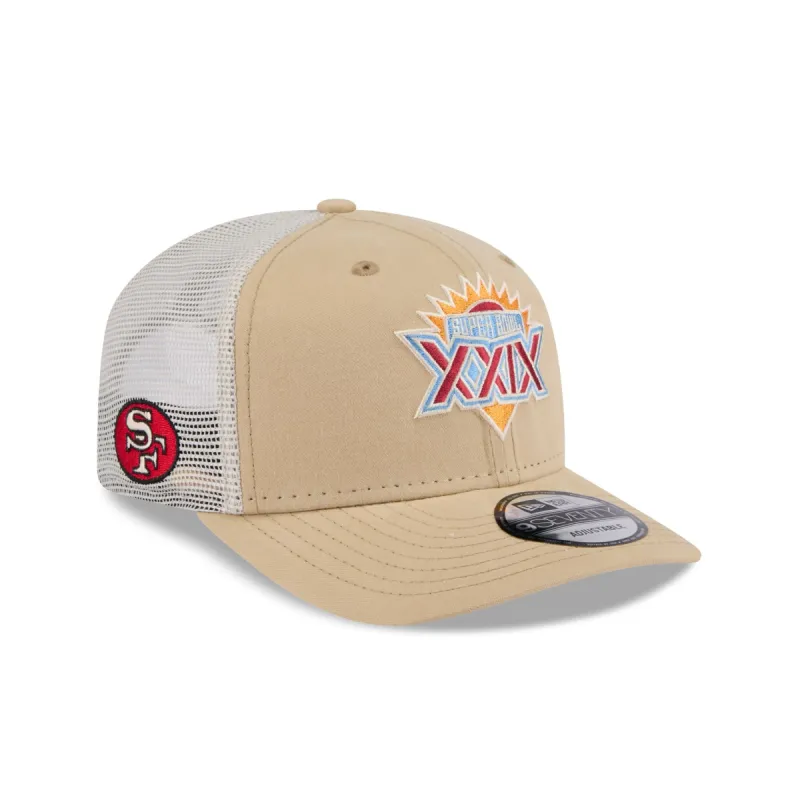 San Francisco 49ers Khaki Champions 9SEVENTY Stretch-Snap Hat sold by New Era