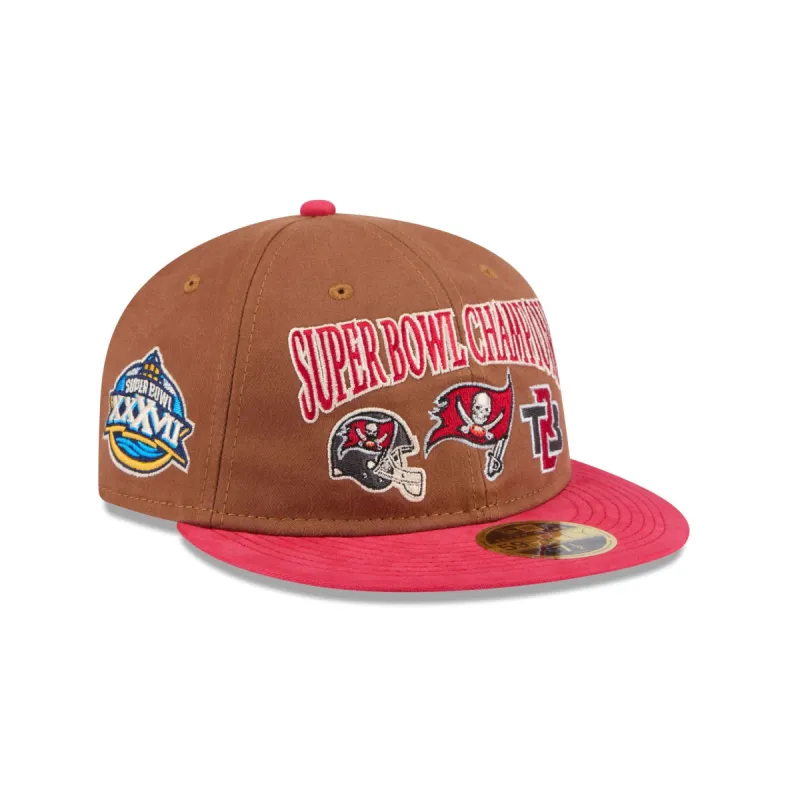 Tampa Bay Buccaneers Champions Retro Crown 59FIFTY Fitted Hat sold by New Era