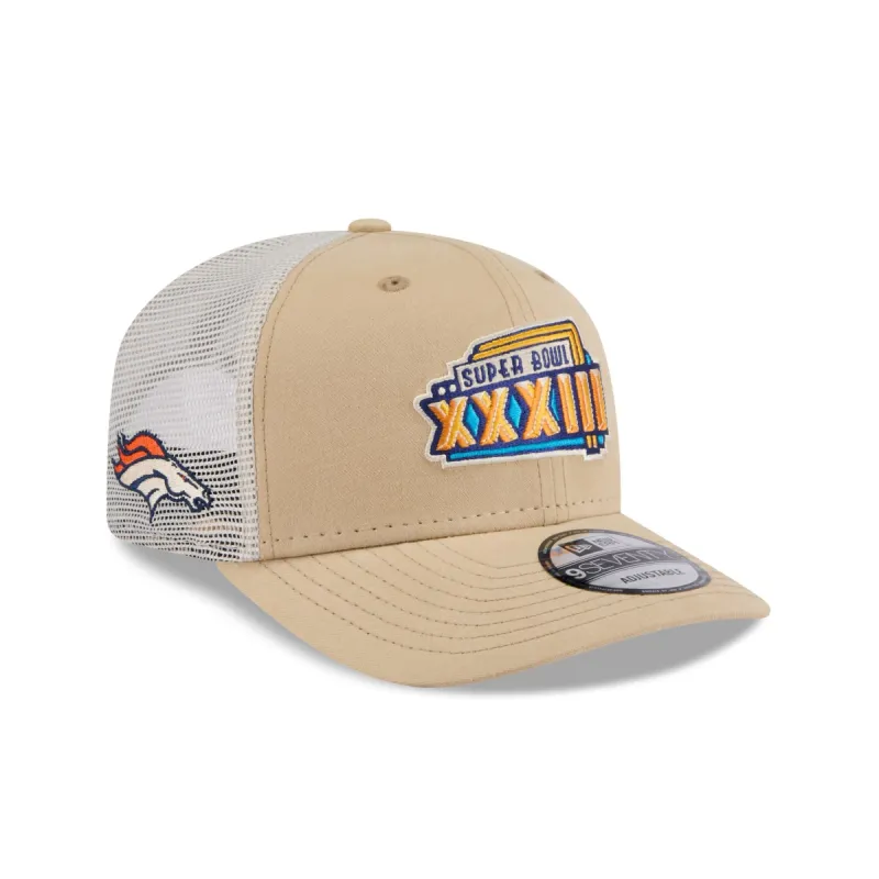 Denver Broncos Khaki Champions 9SEVENTY Stretch-Snap Hat sold by New Era