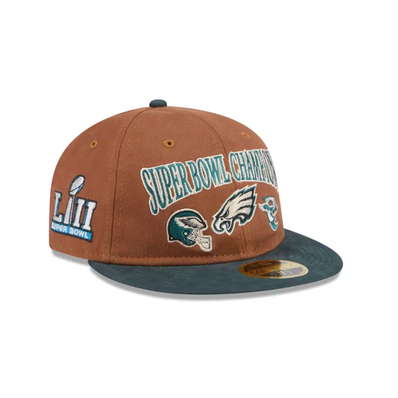 Philadelphia Eagles Champions Retro Crown 59FIFTY Fitted Hat sold by New Era