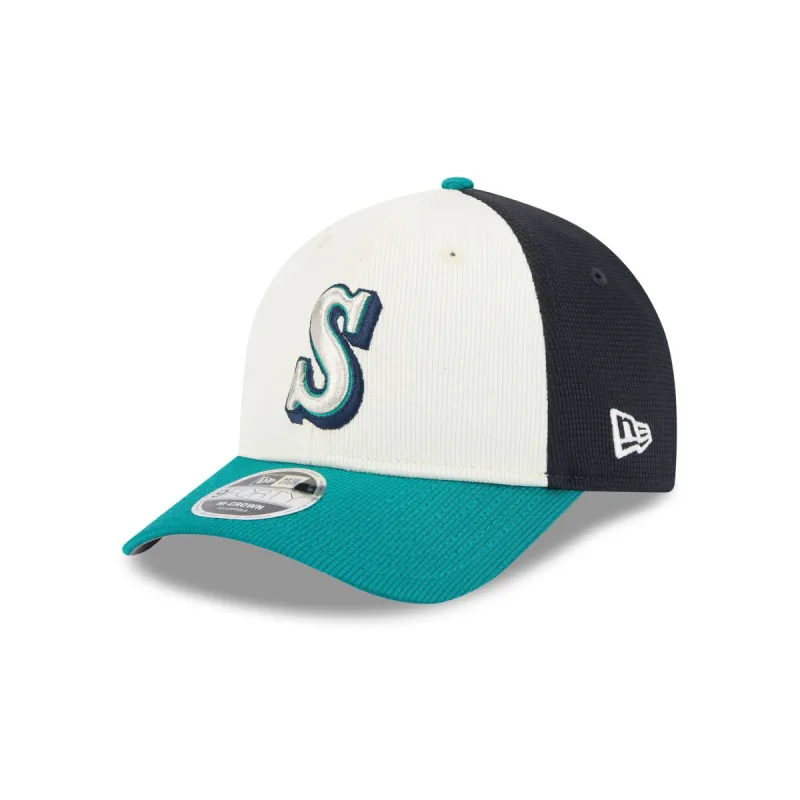 Seattle Mariners 2025 Batting Practice 9FORTY M-Crown Snapback Hat sold by New Era