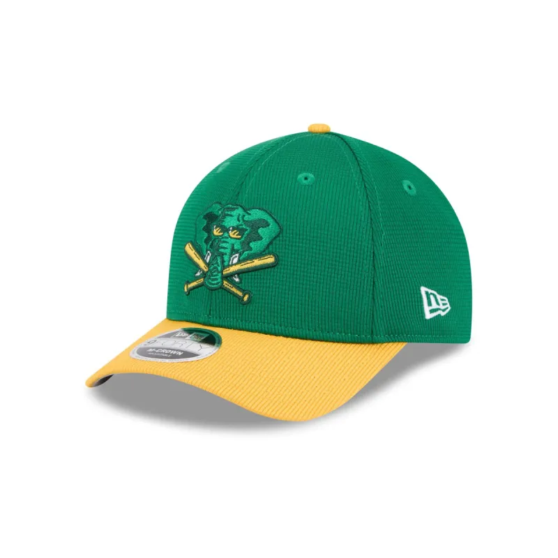 Oakland Athletics 2025 Batting Practice 9FORTY M-Crown Snapback Hat sold by New Era