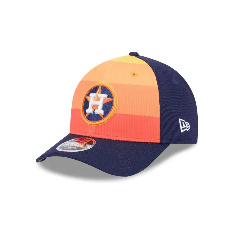 Houston Astros 2025 Batting Practice 9FORTY M-Crown Snapback Hat sold by New Era