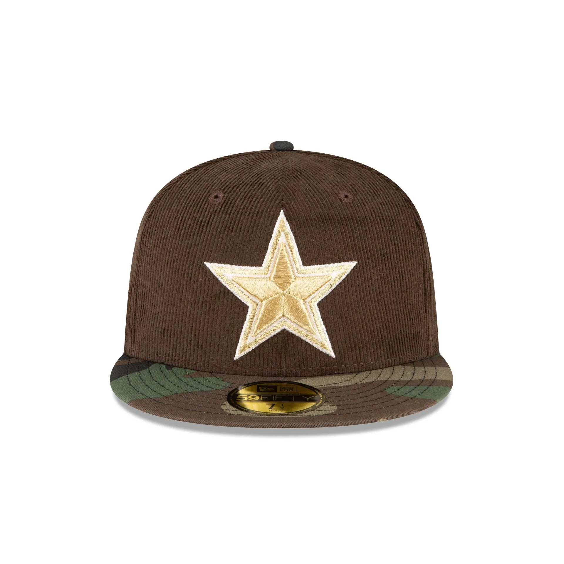 Just Caps Brown Camo Dallas Cowboys 59FIFTY Fitted Hat sold by New Era product image thumbnail 2