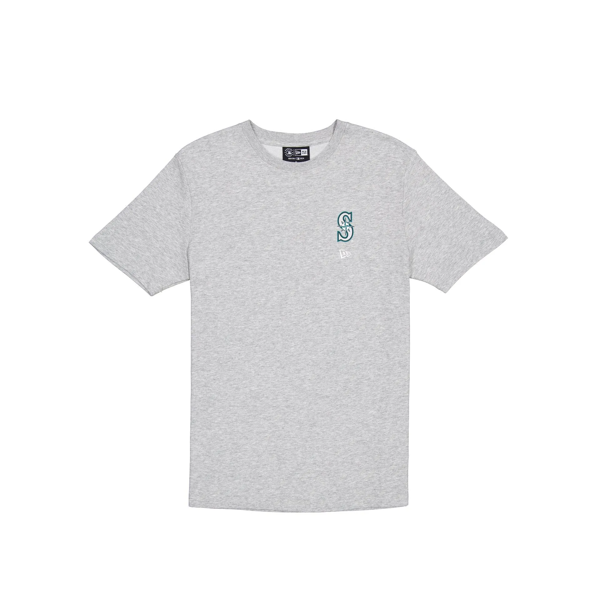 Seattle Mariners Logo Essentials Gray T-Shirt sold by New Era