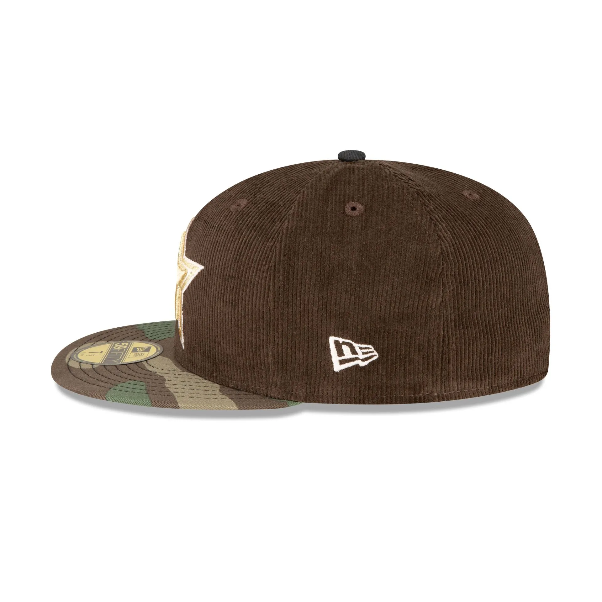Just Caps Brown Camo Dallas Cowboys 59FIFTY Fitted Hat sold by New Era product image thumbnail 5