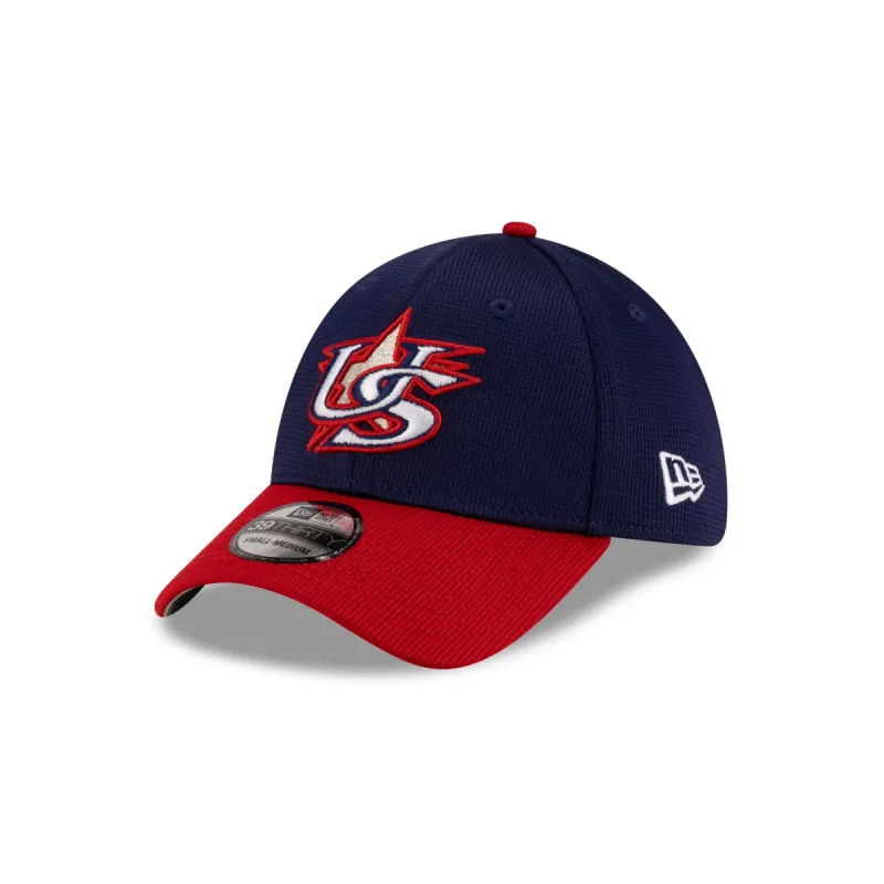 USA Baseball 2025 Batting Practice 39THIRTY Stretch Fit Hat sold by New Era