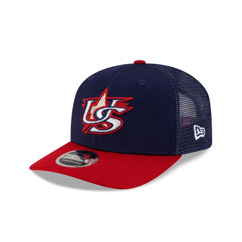 USA Baseball 2025 Batting Practice 9SEVENTY Trucker Hat sold by New Era