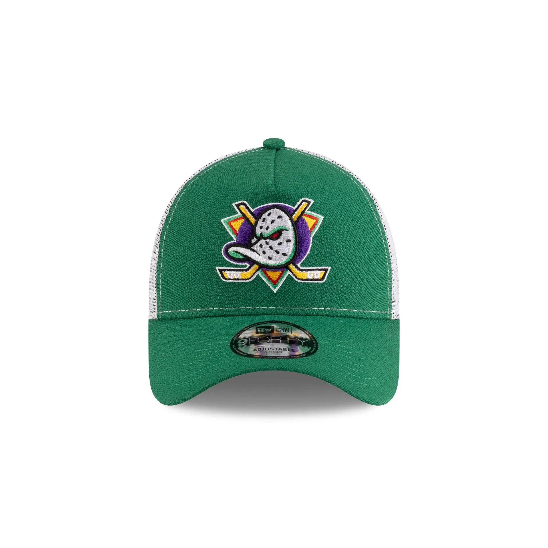 Anaheim Ducks Kelly Green 9FORTY A-Frame Trucker sold by New Era product image thumbnail 2