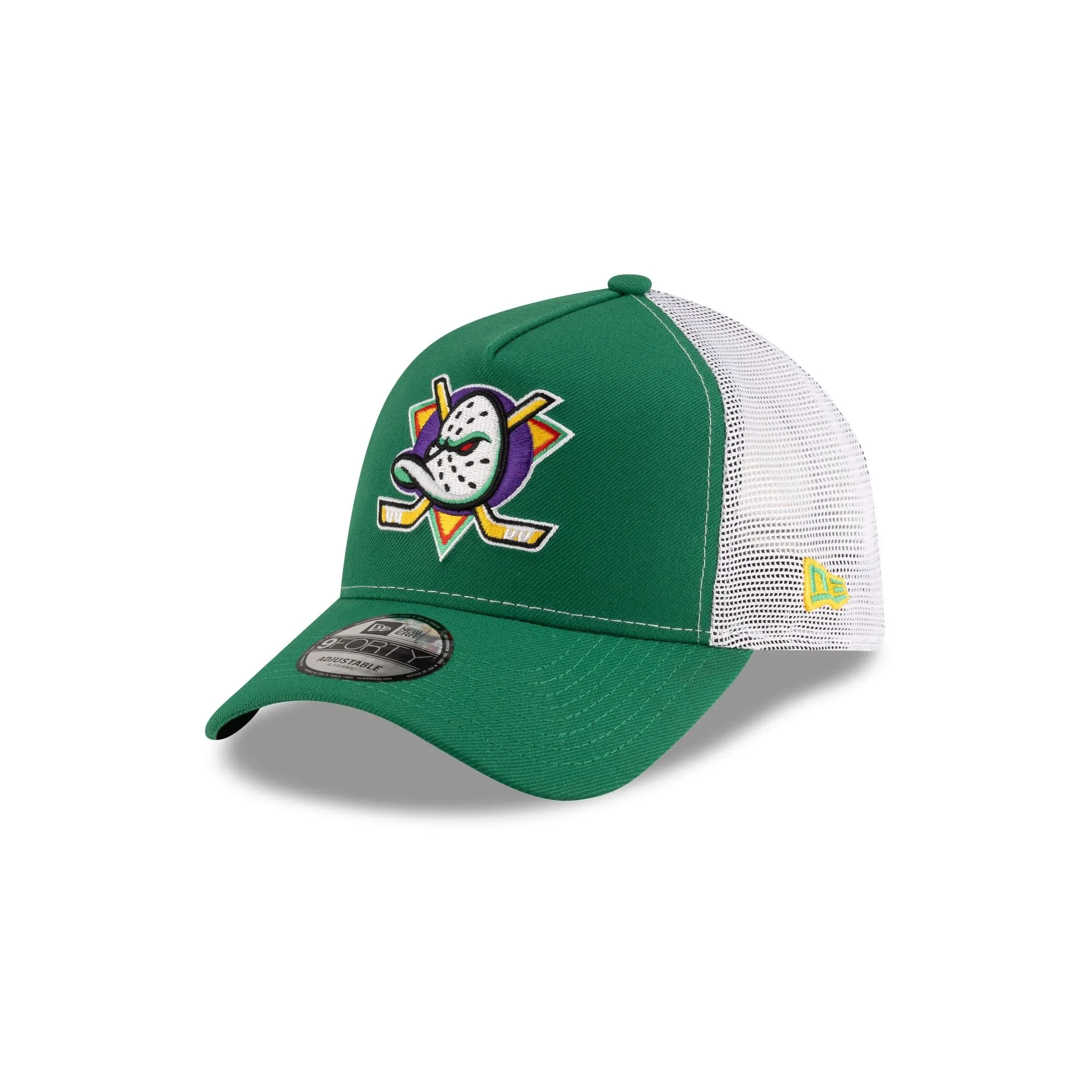 Anaheim Ducks Kelly Green 9FORTY A-Frame Trucker sold by New Era product image thumbnail 3