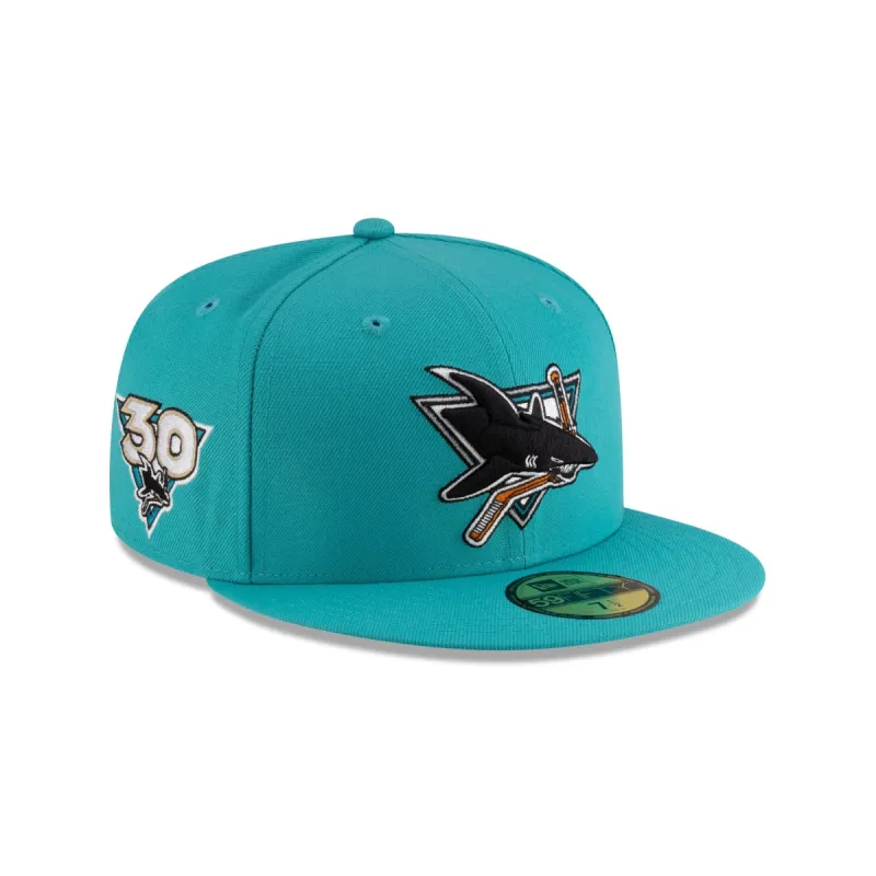 San Jose Sharks Teal 59FIFTY Fitted Hat sold by New Era