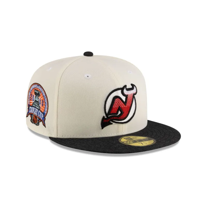 New Jersey Devils Chrome 59FIFTY Fitted Hat sold by New Era