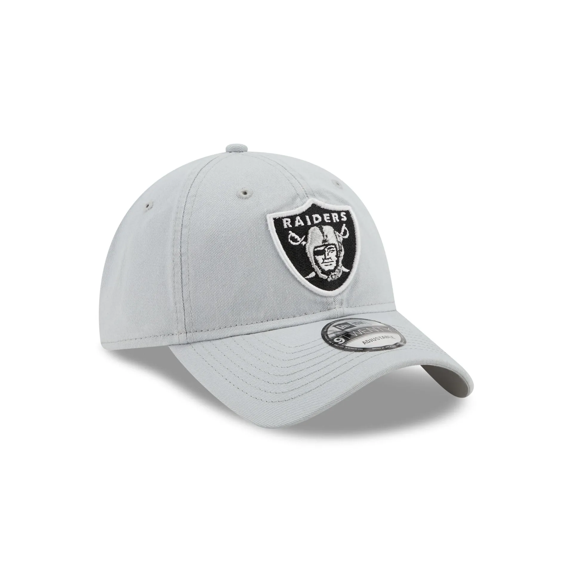 Las Vegas Raiders Core Classic Gray 9TWENTY Adjustable Hat sold by New Era product image thumbnail 3