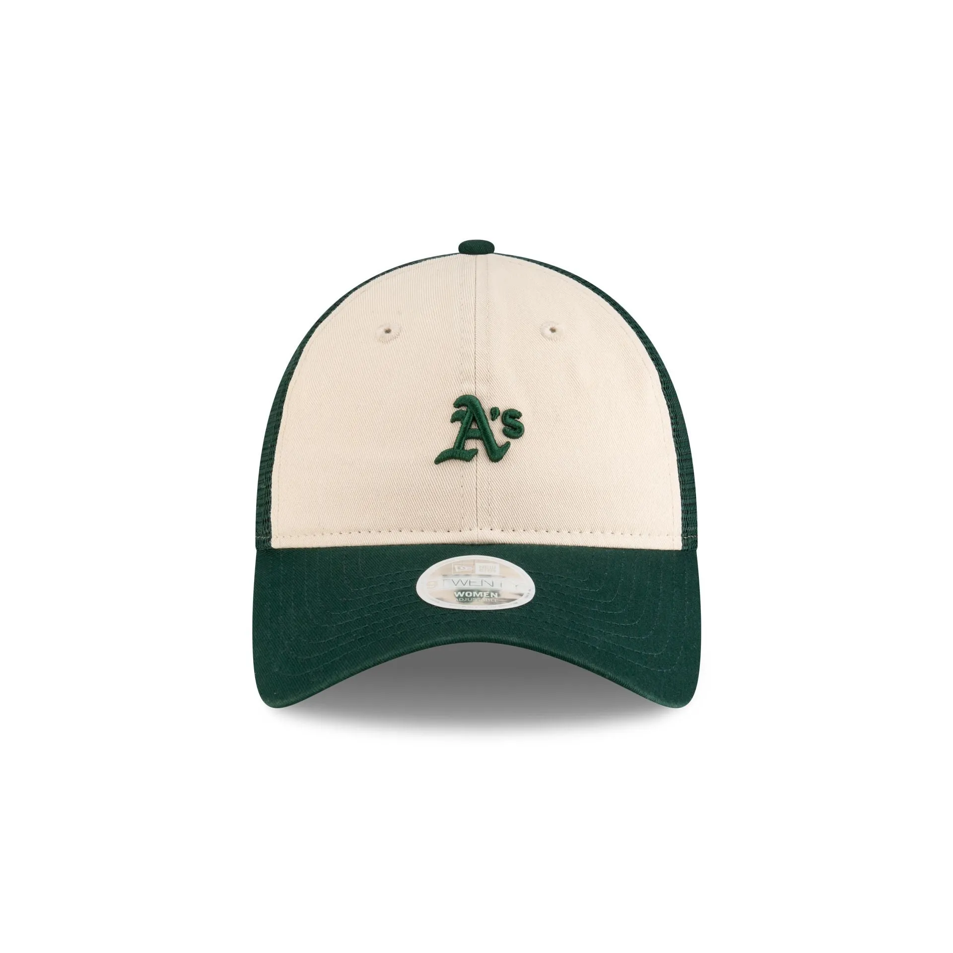 Oakland Athletics Women's Dark Green 9TWENTY Trucker Hat sold by New Era product image thumbnail 2