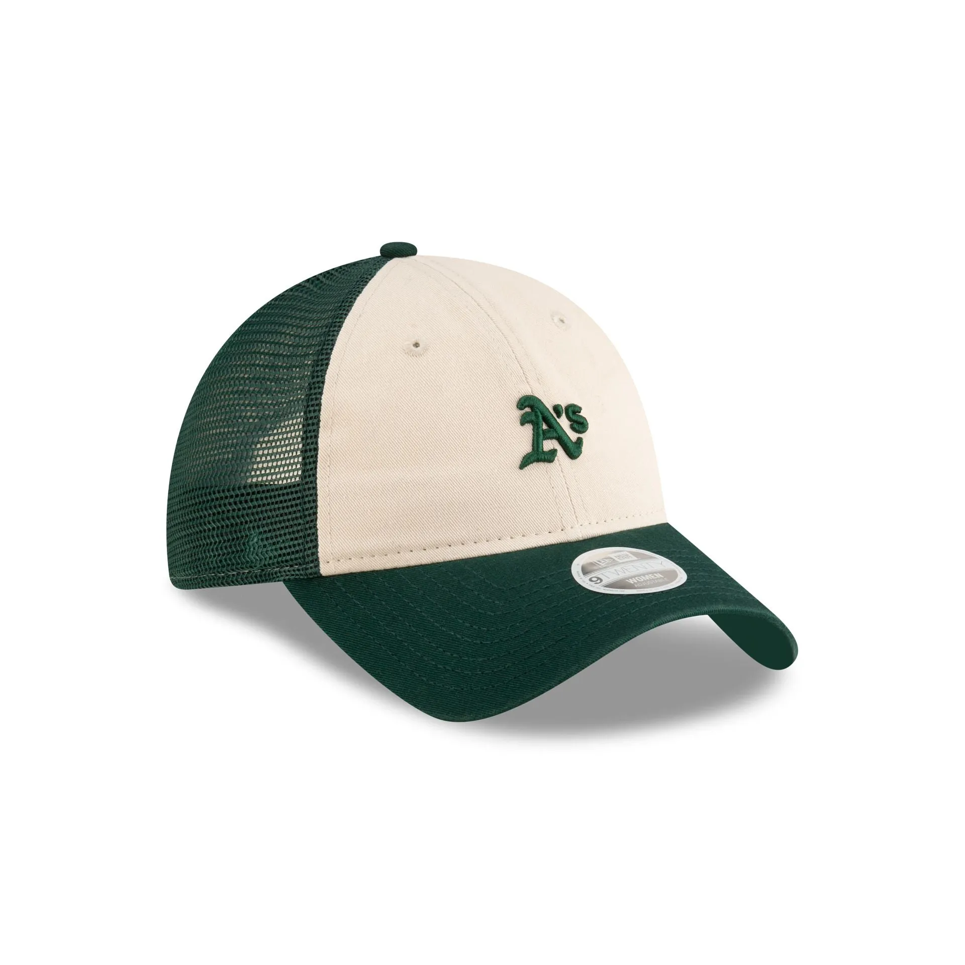 Oakland Athletics Women's Dark Green 9TWENTY Trucker Hat sold by New Era product image thumbnail 3