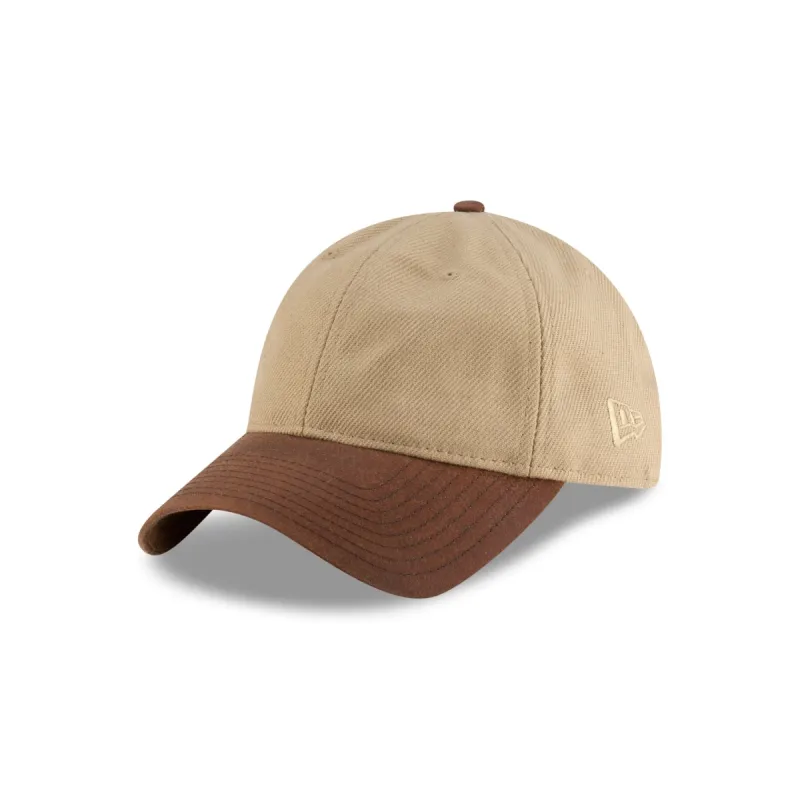 New Era Cap Heavy Twill Beige 9TWENTY Adjustable Hat sold by New Era