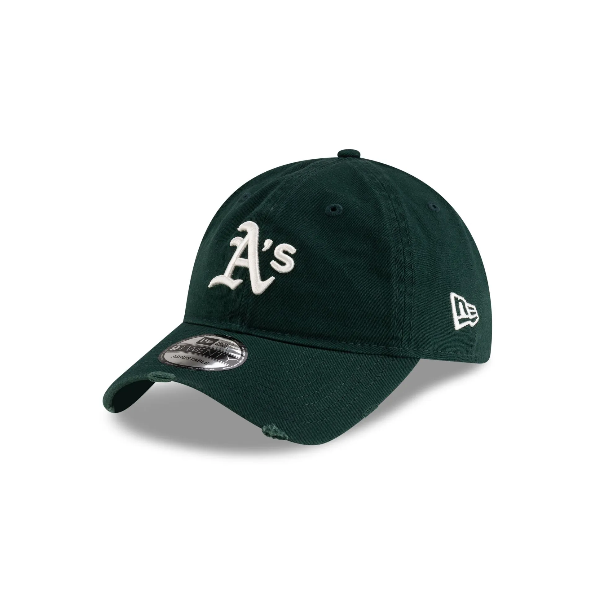 Oakland Athletics Distressed 9TWENTY Adjustable Hat sold by New Era