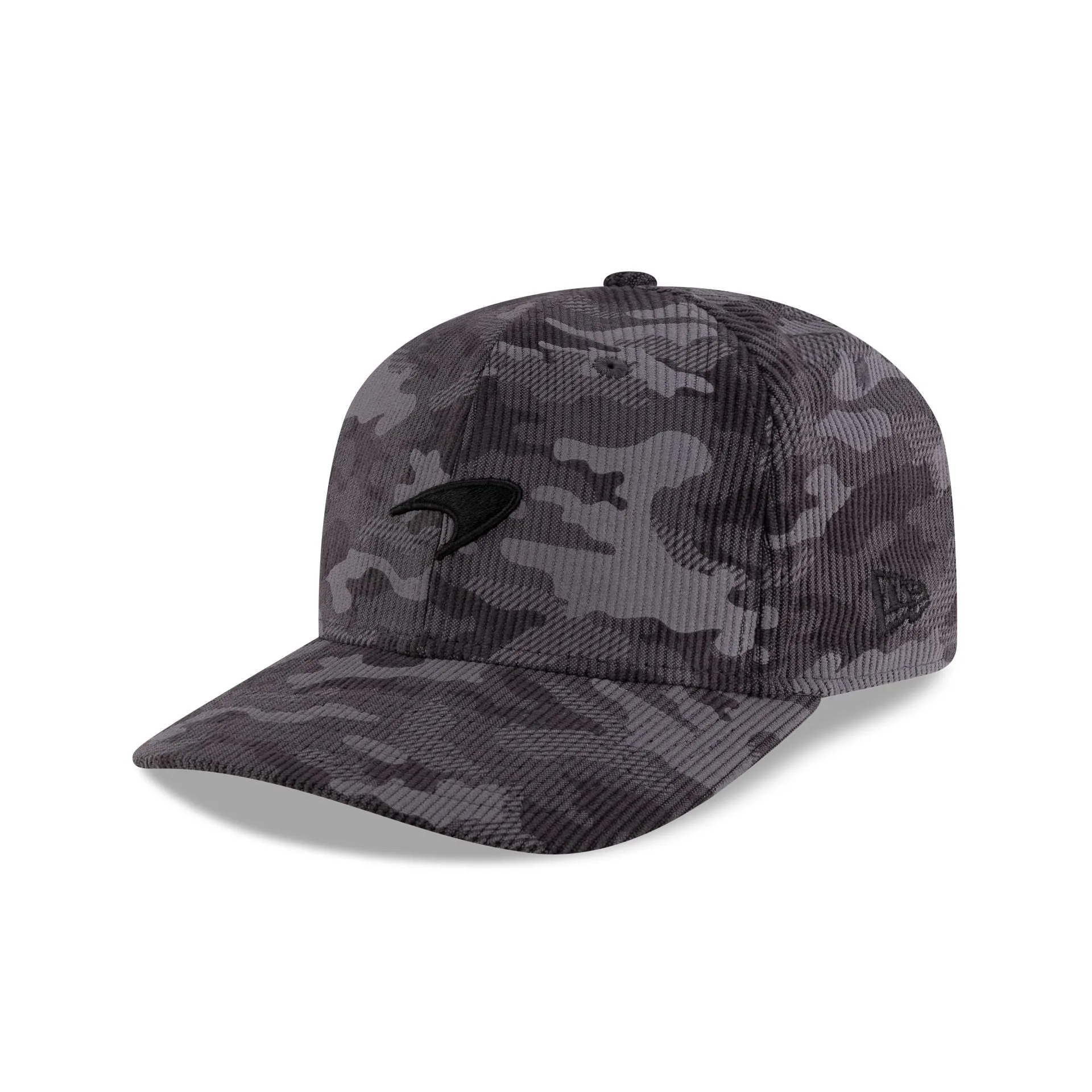 McLaren Formula 1 Team Gray Camo Cord 9FIFTY Pre-Curve Snapback Hat sold by New Era