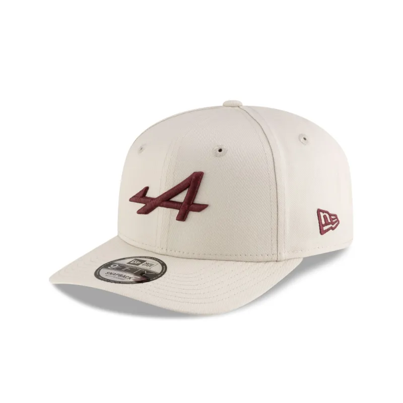 BWT Alpine F1 Team Seasonal 9FIFTY Pre-Curve Snapback Hat sold by New Era