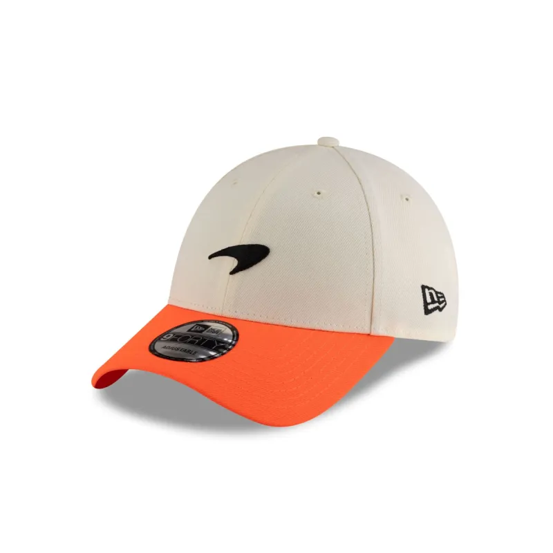 McLaren Formula 1 Team Contrast Visor 9FORTY Snapback Hat sold by New Era